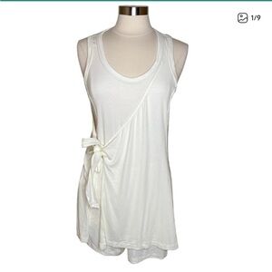 Lululemon Athletica Cream Modal Wrap Romper